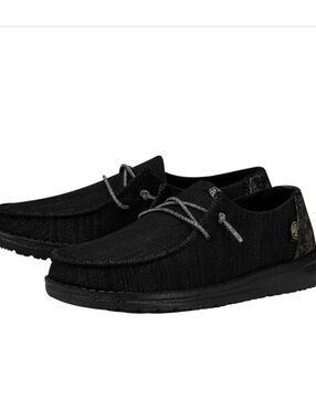Hey Dude Women’s Wendy Glitter Meteor Shower Slip On Loafer Size 5